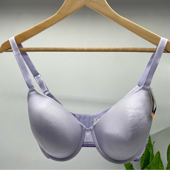 Wacoal Women's Net Effect Contour Bra In Purple Heather Multi size 36DD NEW - Picture 2 of 8